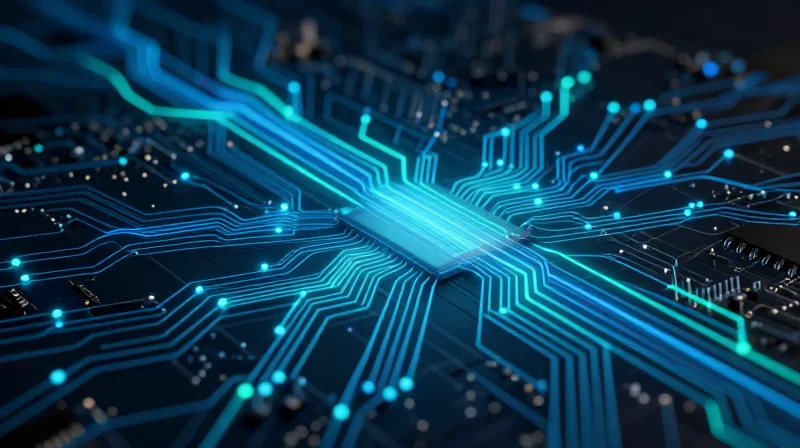 Prioritizing Sensor Integration and Signal Integrity Conceptual representation of digital sensor signals and clean electrical connectivity on a circuit board.