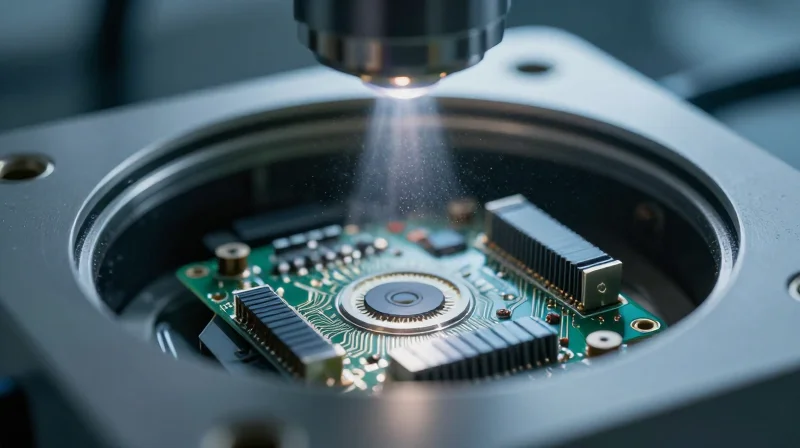Validation: Testing for Field Readiness Circuit board undergoing extreme environmental stress testing