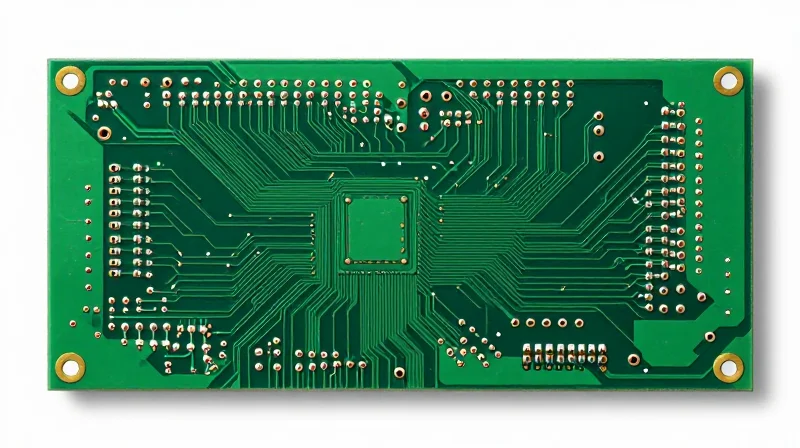 Foundational DFM Protocols for Compact Enclosures A close-up view of a PCB board layout emphasizing spacing and assembly clearance.