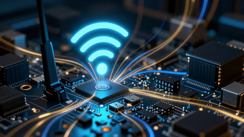 Optimizing WiFi Antenna Placement for Signal Integrity Visualization of WiFi signal propagation away from a noisy power electronics section on a circuit board.