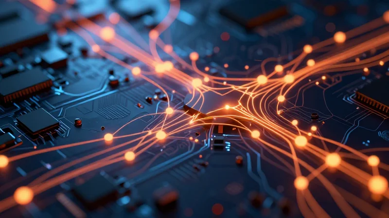 Data-Driven Failure Analysis: Why Precision Matters Abstract conceptual visualization of data flowing through a circuit board with glowing heat and stress nodes.