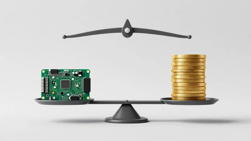 Conceptual balance between quality and cost.