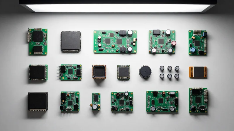 Power Supply Decoupling for Low-Noise Performance Detailed arrangement of decoupling capacitors on a electronic circuit board.
