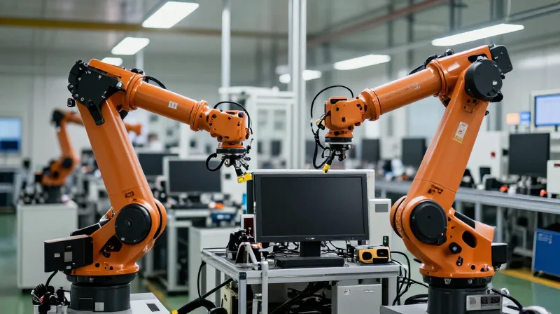 Understanding the Turnkey Assembly Paradigm A modern electronics manufacturing factory showing a seamless production line
