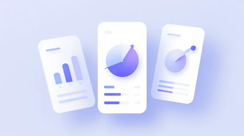 Quality Assurance and Risk Management Abstract dashboard interface showing high-tech quality monitoring with glassmorphism effect