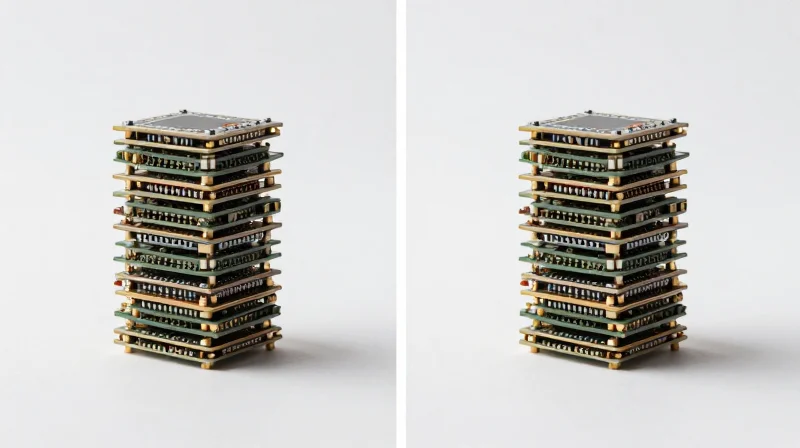 Comparative Cost Analysis: Upfront vs. Hidden Expenses A split-screen composition showing two different scales balancing on a stylized dark surface