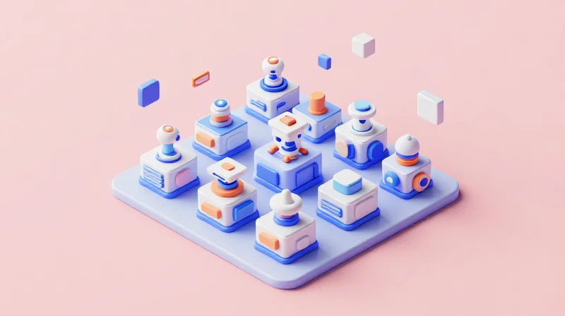 Scaling for Growth: When to Transition Models Isometric view of a small factory floor expanding into a larger, more complex automated system