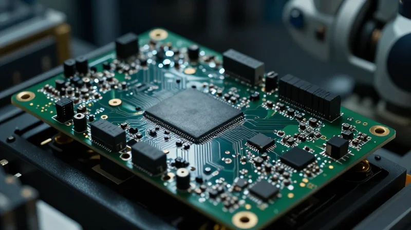Understanding the Rigorous Demands of Robotic Control PCBs Close-up of a high-tech printed circuit board for an industrial robotic controller