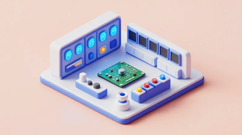 Advanced Quality Assurance and Testing Protocols Automated electronic testing equipment inspecting a circuit board