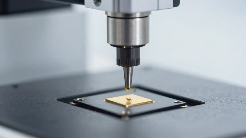 Precision Component Placement and SMT Optimization Macro view of precise SMT component placement on a circuit board surface.