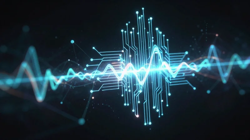 The Role of Signal Integrity Analysis in Pre-Production An abstract visualization of electromagnetic field simulation for electronics.