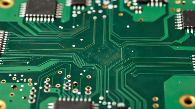 Anatomy of Legacy PCB Architectures A complex, dense traditional industrial PCB with visible signs of rigid structure and circuitry