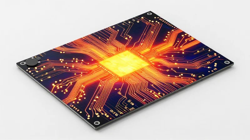 Thermal distribution on a heavy copper PCB