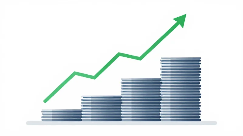 Conceptual image of growth and long-term saving related to hardware engineering