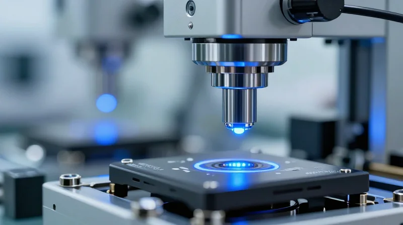 Decoding Quality Certifications (ISO and IPC) Conceptual representation of quality control and high-precision inspection of circuit boards.