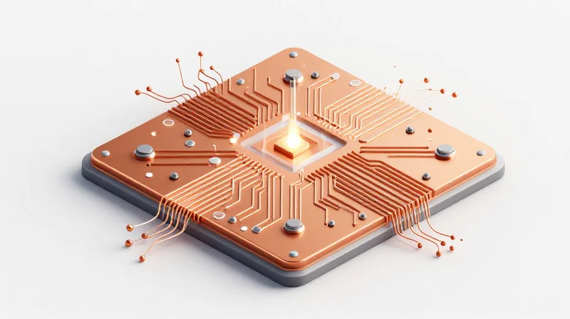 Advanced Grounding Strategies for PLC Boards Isometric view of a multi-layer circuit board showing copper ground planes and return paths