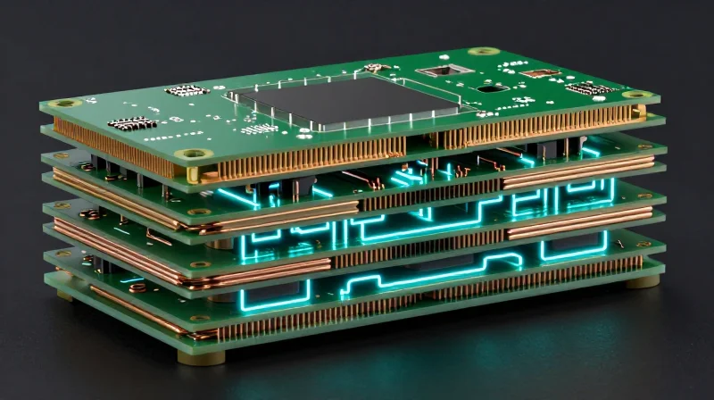 Optimized PCB Layer Stack-up Configurations Cross section view of a four-layer PCB stack-up design