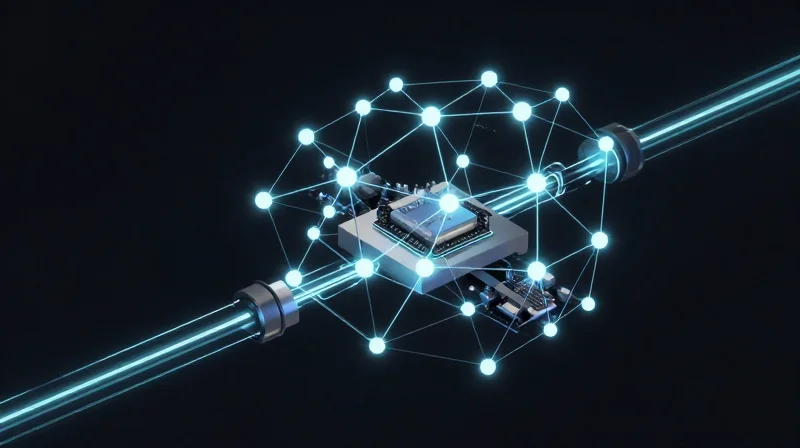 Expert Outlook: Preparing for the Next Decade of Automation An abstract visualization showing the integration of modular hardware and AI-driven predictive diagnostics.
