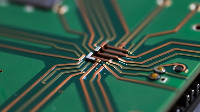 Understanding the Challenges of Heavy Copper Fabrication Cross-section of a thick copper PCB showing etched sidewall geometry