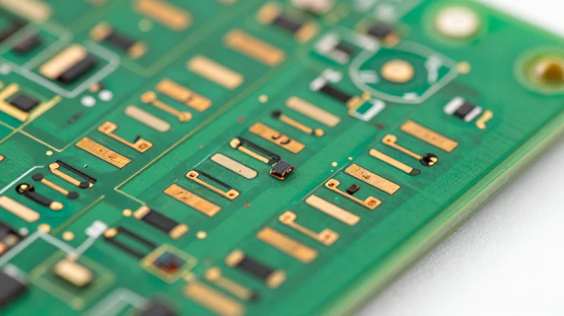 Thermal Relief and Heat Dissipation Strategies A close-up representation of thermal relief spokes on a solder pad to manage heat dissipation during assembly.