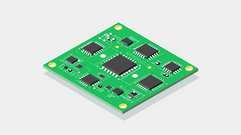 Assembly Design Rules: Beyond Standard SMT Isometric view of surface mount technology components on a circuit board