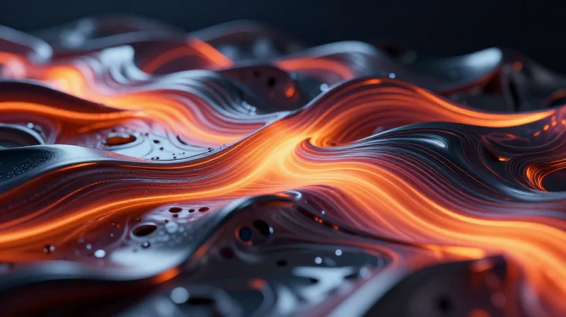 Material Science Advancements for Extreme Environments An artistic representation of high-performance substrate material resilient to extreme temperatures.