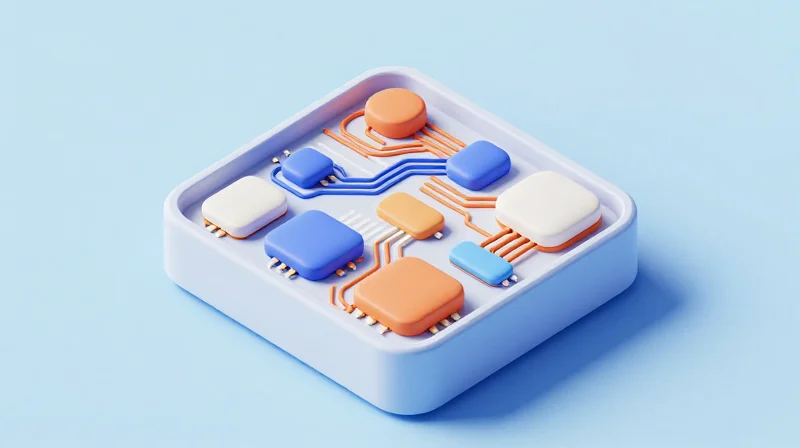 Design Best Practices for Harsh Environment Reliability An isometric 3D view of a modular electronics system designed for reliability.