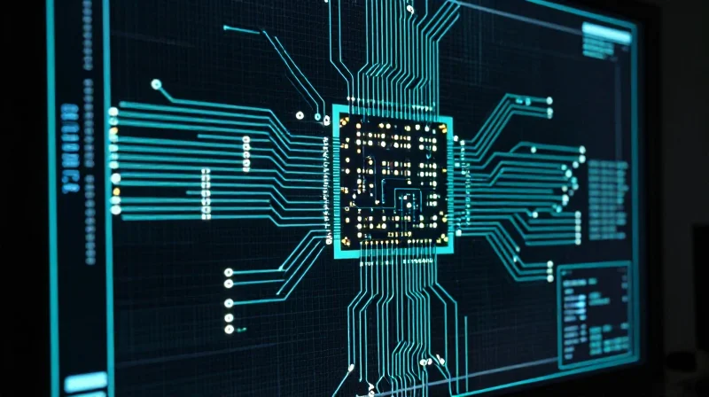 Quality Assurance Protocols: Ensuring Zero-Defect Manufacturing A high-tech X-ray inspection monitor showing internal solder joint structures.