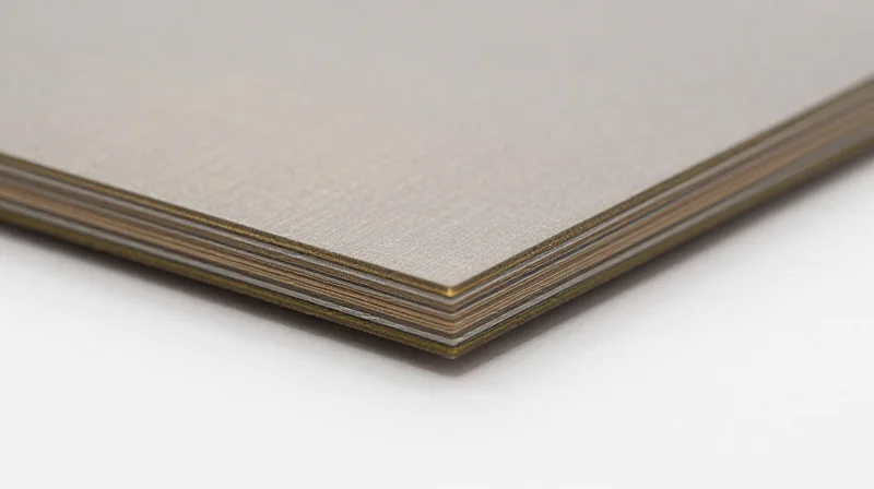 Material Selection for High-Temperature Durability Advanced PCB material layers designed for high-temperature durability shown in a laboratory setting.