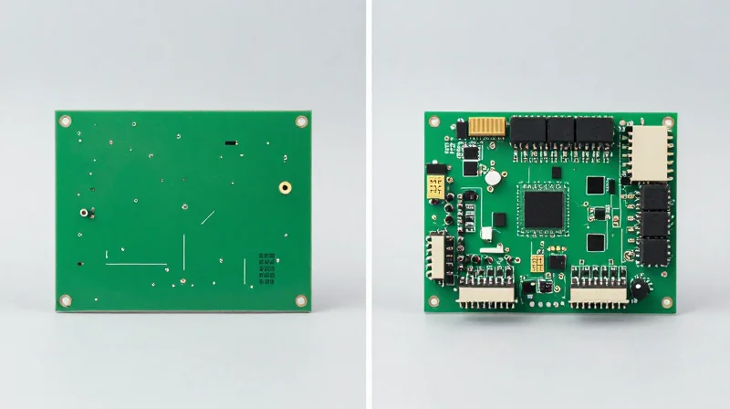 Case Study: Replacing Standard Boards with Engineered Solutions Side-by-side comparison of a flimsy standard PCB versus a robustly engineered custom industrial PCB.