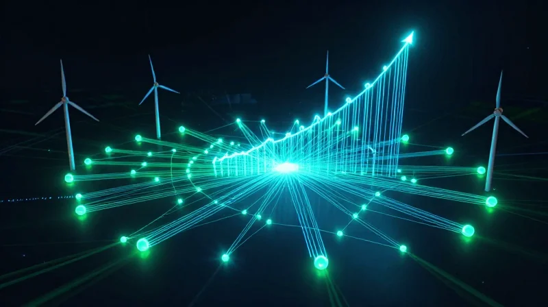 Powering the IoT-Driven Turbine Monitoring Ecosystem Abstract digital data visualization for wind turbine monitoring