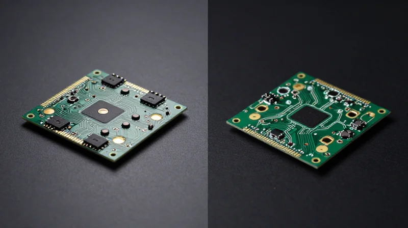 Case Study: The 15% Efficiency Leap Comparison of two different PCB architectures.