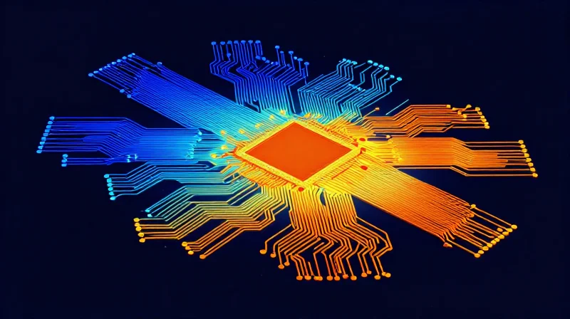 Thermal Stability and Coefficient of Thermal Expansion (CTE) Heat map visualization on a complex electronic board