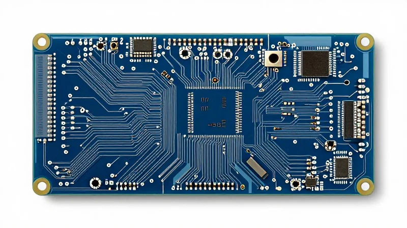 Defining High-Precision PCB Fabrication Modern high-precision circuit board assembly with advanced lamination and clean, geometric architecture