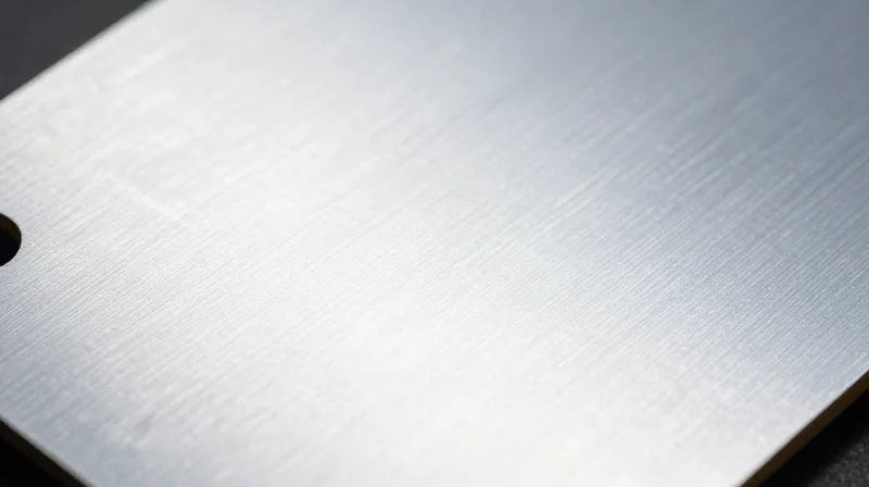 Surface Finishes and Their Impact on Longevity Macro detail shot showing the reflective surface finish of a high-quality aluminum printed circuit board