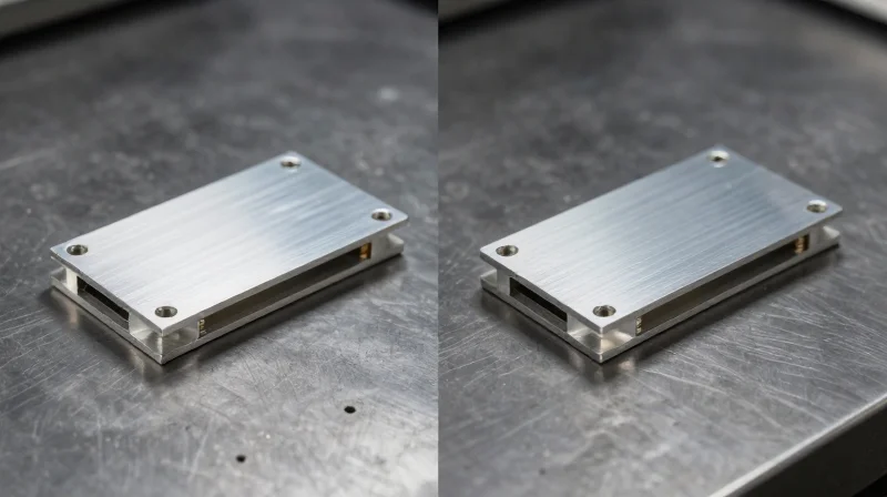Common Pitfalls in MCPCB Procurement Side-by-side comparison of two different aluminum PCB material grades under testing lights