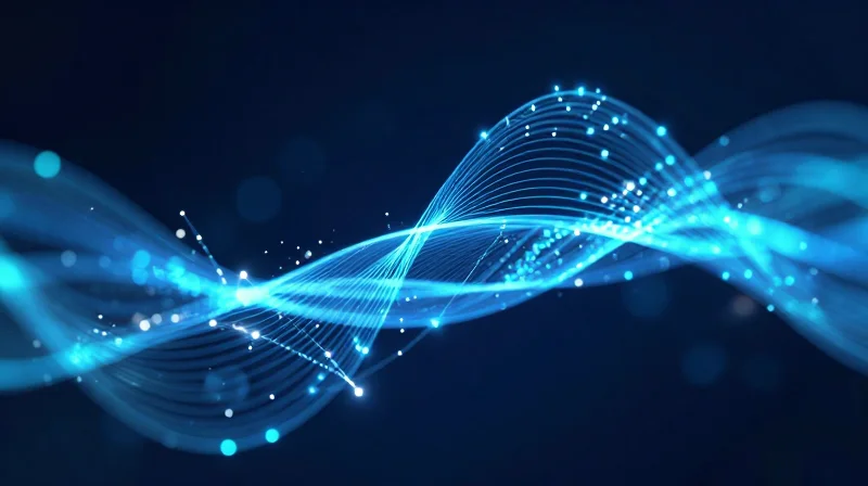 Energy Efficiency and Operational Gains Abstract representation of data flow and energy efficiency