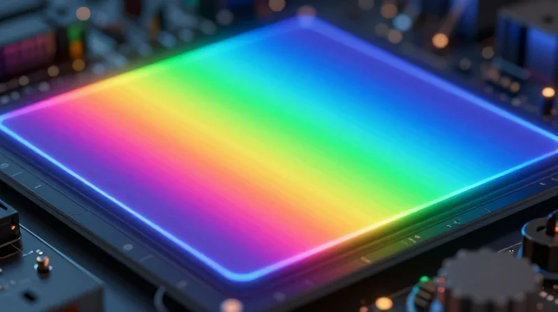 Abstract computer generated heat map showing thermal gradients