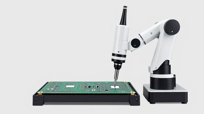 Automated vs. Manual Application Methodologies Side-by-side comparison of manual coating tool and automated robotic dispensing nozzle