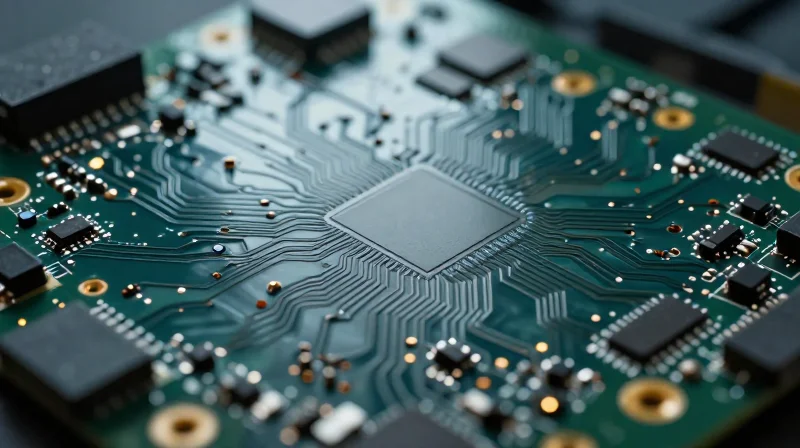 The Evolution of PCB Protection Requirements Close-up of high-density electronic circuit boards being inspected in a cleanroom environment.