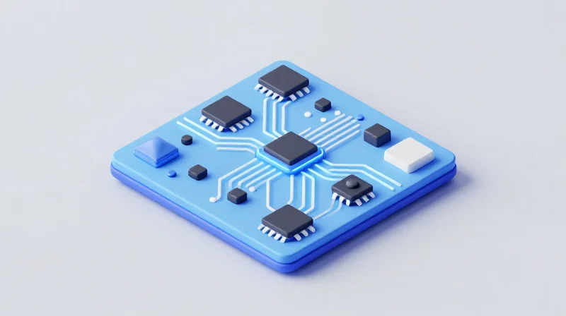 Design for Manufacturing (DFM) Best Practices Isometric view of modular electronic component integration.