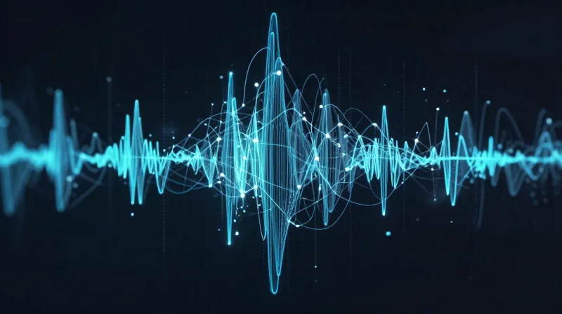 Testing and Validation for High-Speed Reliability Digital signal integrity testing environment with light wave patterns