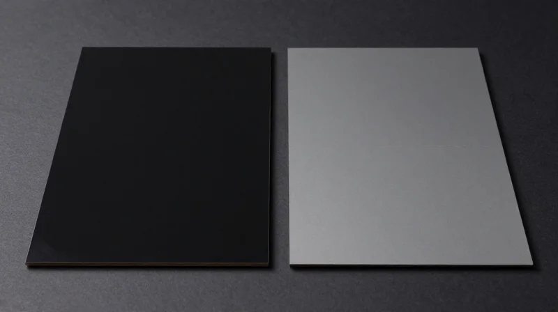 Material Selection and Its Impact on Long-term Profitability Two different types of PCB substrate materials side by side.