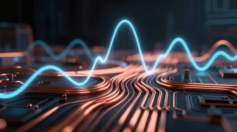 Advanced Impedance Control Strategies Abstract representation of signal wave propagation through traces with consistent impedance