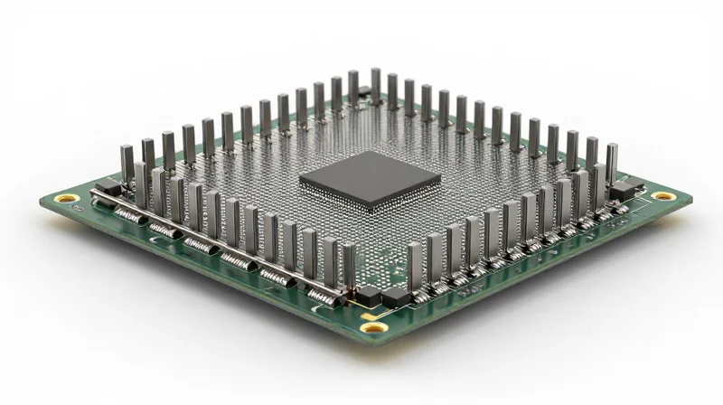 Via-in-Pad and Microvia Best Practices Macro 3D view of via-in-pad design with microvias connecting board layers