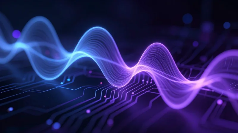 Signal Integrity in High-Frequency Environments Visual representation of electromagnetic wave management on a PCB
