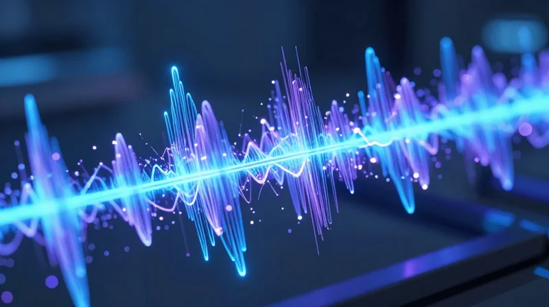 Understanding the Role of Dielectric Constant (Dk) Stability Abstract visualization of stable electromagnetic wave propagation through a material