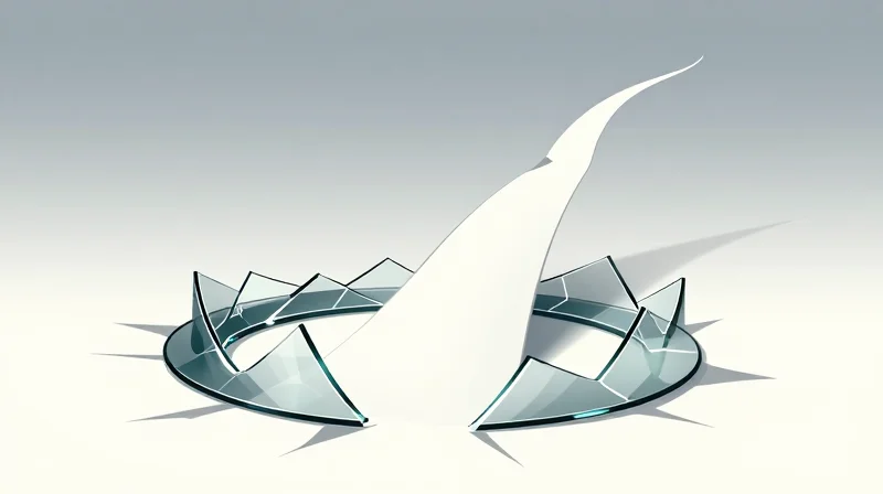 Eliminating the Redesign Cycle Trap Surrealist illustration of a person overcoming a circular trap of failures