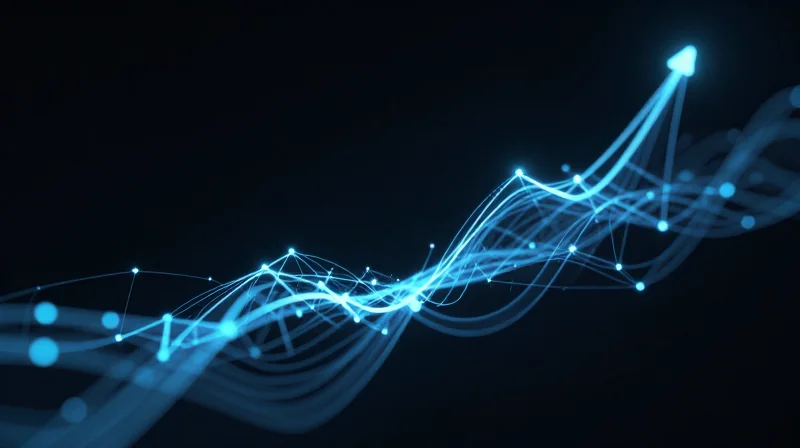 Calculating the Long-Term Financial ROI Abstract visualization of financial growth and ROI in technology
