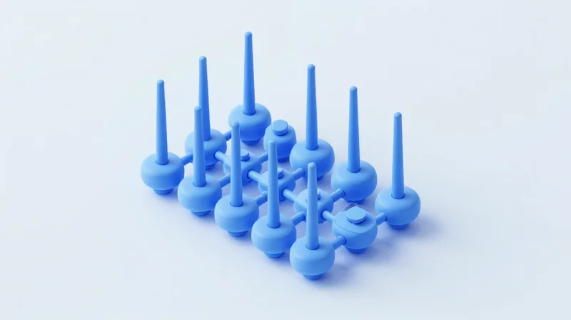 Impact on 5G and Satellite Antenna Efficiency Isometric view of a modern 5G satellite antenna array architecture.
